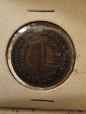 1837 New York Hard Times Token  Henry Anderson