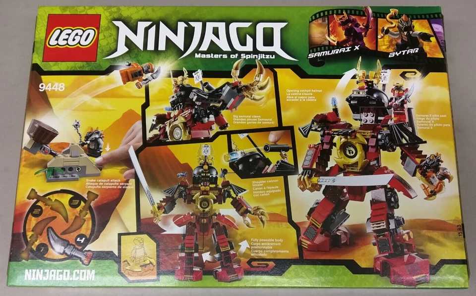LEGO Ninjago 9448 Samurai Mech NEW! Snike Bytar Nya X Robot Catapult - Image 4 of 4