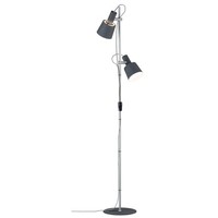 Paulmann Neordic Haldar 79690 Stehlampe Led E14 40 W Dunkelgrau, Chrom (Matt)