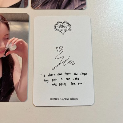 JIWOO nmixx Photocard Album Blue Valentine Official Kpop | eBay