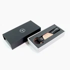 Mercedes-Benz Genuine Stainless Steel Rose-Gold Key Ring Key Fob B66959724 NEW