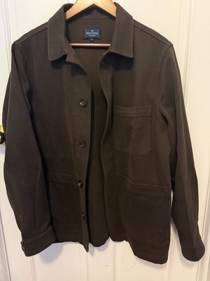 #ad #ad Spier amp; Mackay Dark Brown Moleskin Chore Coat Men’s M 40 $125.00