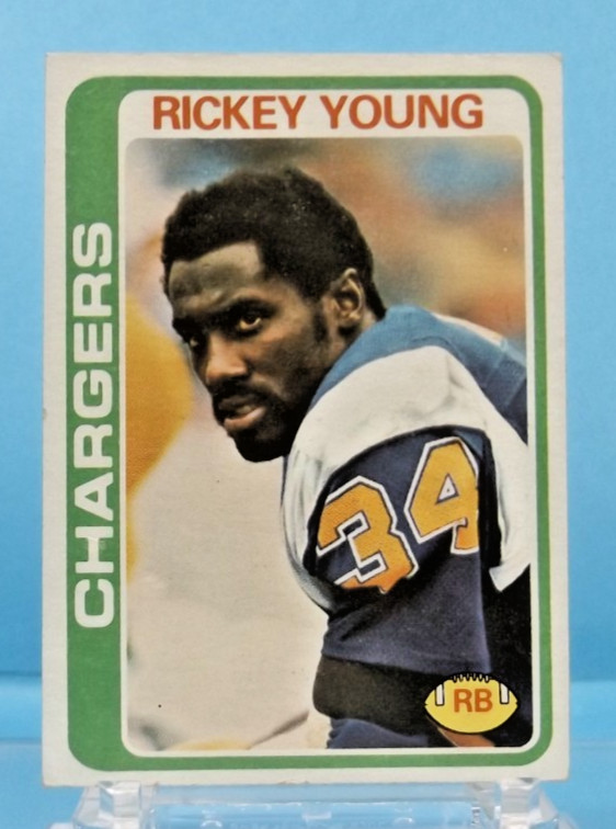 1978 Topps #254 - Rickey Young - San Diego Chargers - Excellent