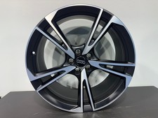 4 CERCHI IN LEGA 21" ORIGINALI AUDI Q5 A6 A7 A8 BICOLORE NUOVI 5X112