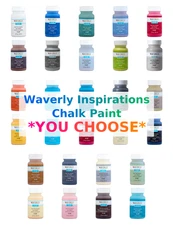 Waverly Inspirations Chalk Paint 2 fl oz – Ultra Matte – YOU CHOOSE COLOR