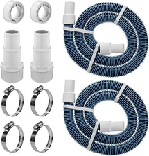 1.5" 6ft Pool Filter Pump Hose Kit for Above Ground Swimming Pools Multi 