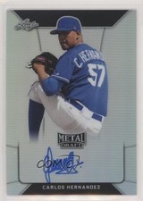 2018 Leaf Metal Draft Carlos Hernandez #BA-CH1 Auto 1h5
