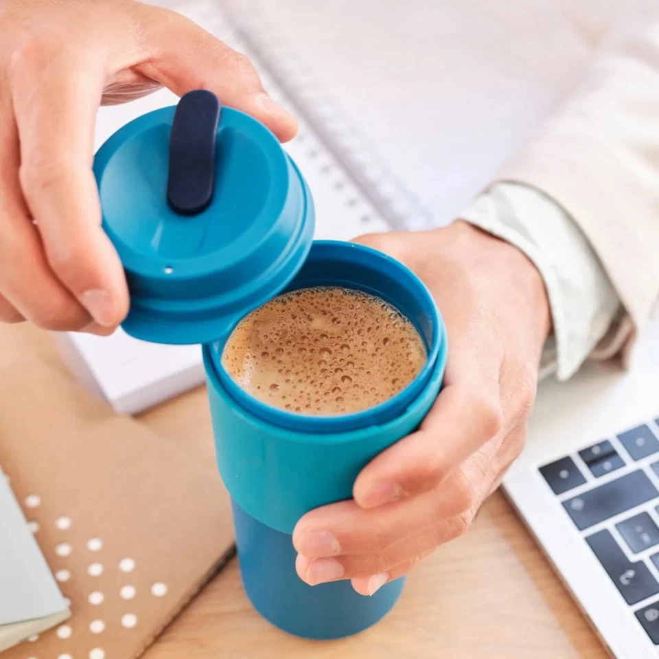 Tupperware Eco+ Kaffeebecher Einzel 350 ml 490 ml Coffee To Go T101 Viele Farben - Bild 4 von 4