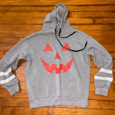 Kids Halloween Pumpkin Hoodie Sweater Size XL