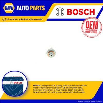 Oil Pressure Switch fits FIAT PANDA 141 8 1.0 1.1 86 to 04 Bosch 0000004459907