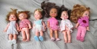 Vintage 1990's Lot of 6 Mattel Kelly Dolls