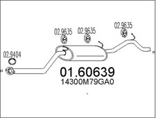 Pot d'échappement Suzuki ALTO