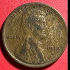 1914D US LINCOLN CENT "DENVER" Mint! "KEY DATE"! VG Details! Old US Coin!
