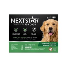 NextStar Flea Tick Prevention for Large Dogs, 45-88 lbs, 6 Count
