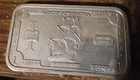 1 Oz T Silver Bar Rare Vintage. 999 Silver Bars 1 Oz