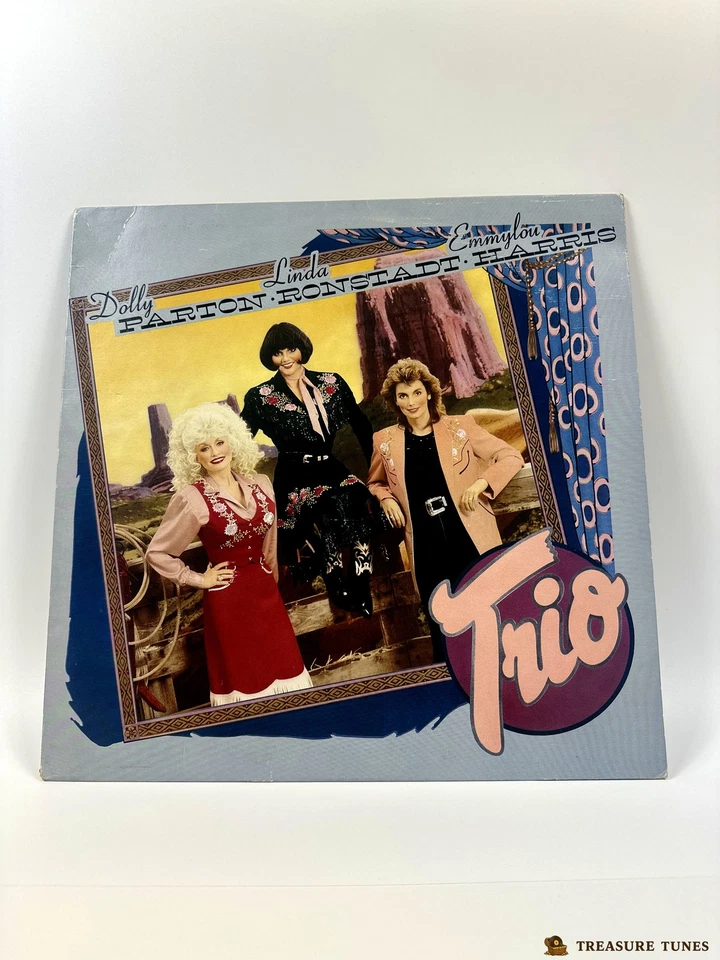 Dolly Parton, Linda Ronstadt & Emmylou Harris - Trio Vinyl LP - Image 2 of 4