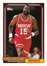 Tree Rollins 1992-93 Topps 311 Houston Rockets BASKETBALL Card