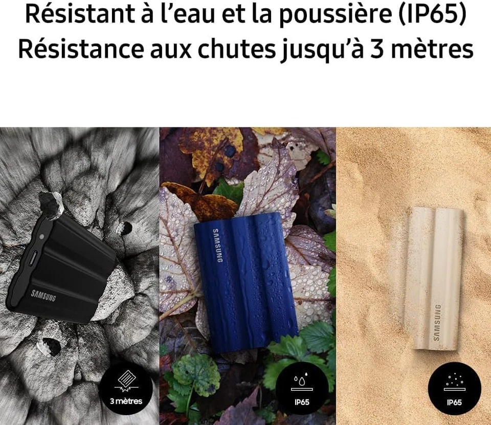 Samsung T7 Shield Portable SSD 2 TB - USB 3.2 Gen.2 External SSD Black (MU-PE2T0 - Image 4 of 4