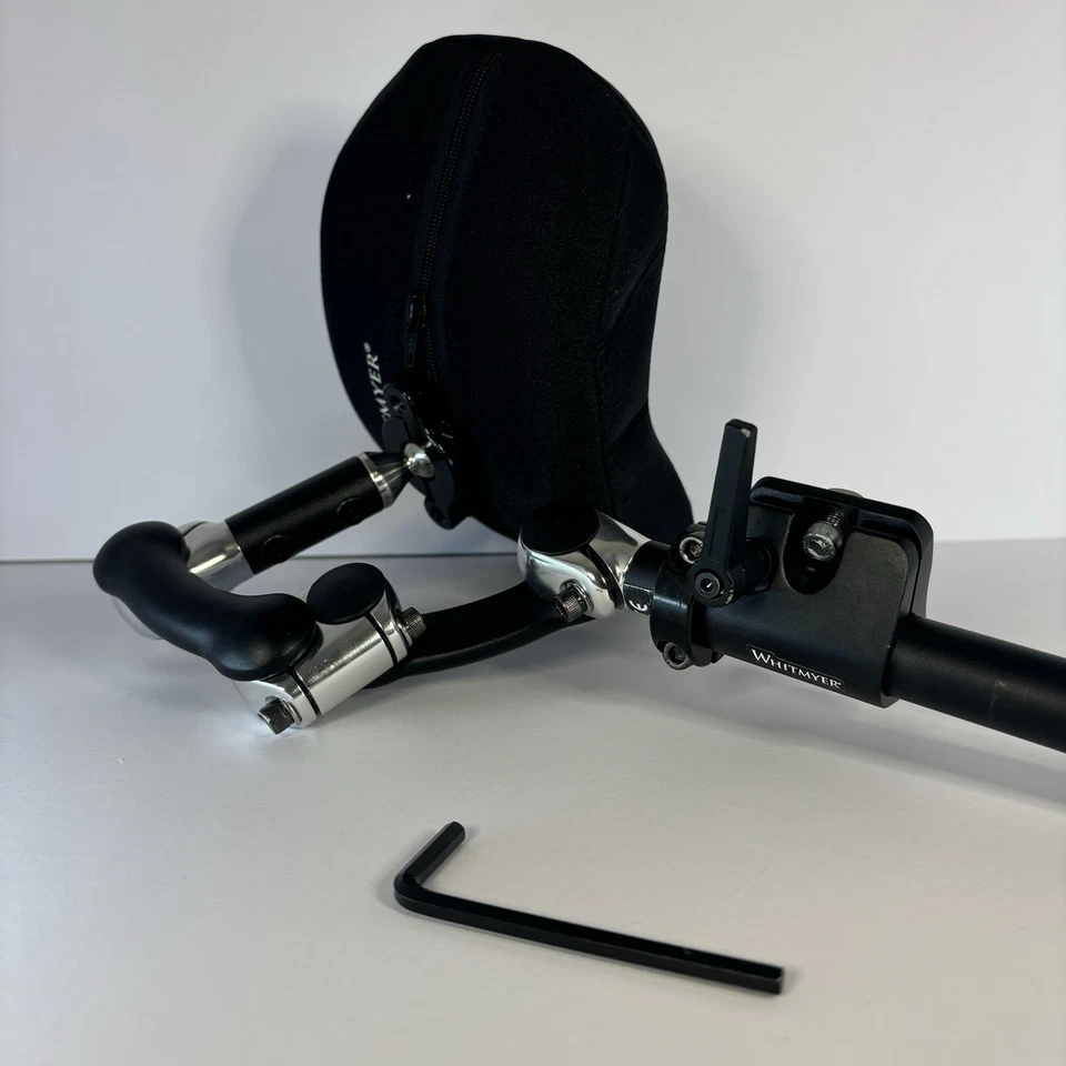 Reposacabezas para silla de ruedas Whitmyer | Con herrajes y herramientas Foto 2 de 4