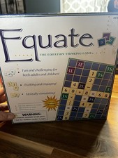 Equate Math Board Game plus Junior Set 1996 Educational Numbers