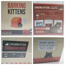 Barking Kittens Expansion Pack by Exploding Kittens - 2-5 Players - Ages 7+ - 15