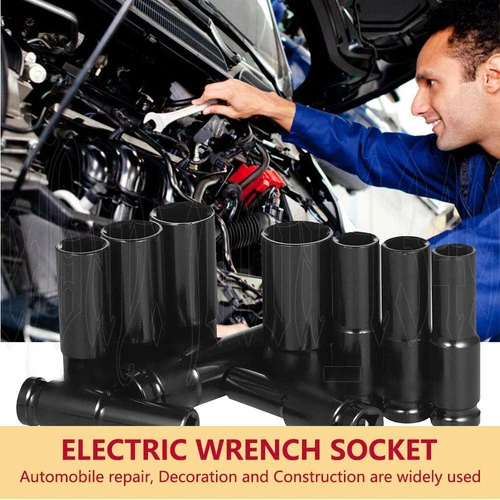 10/20PCS 1/2" inch Heavy Duty Deep Impact Socket Tool Set 8-32mm Metric Garage - Picture 9 of 18