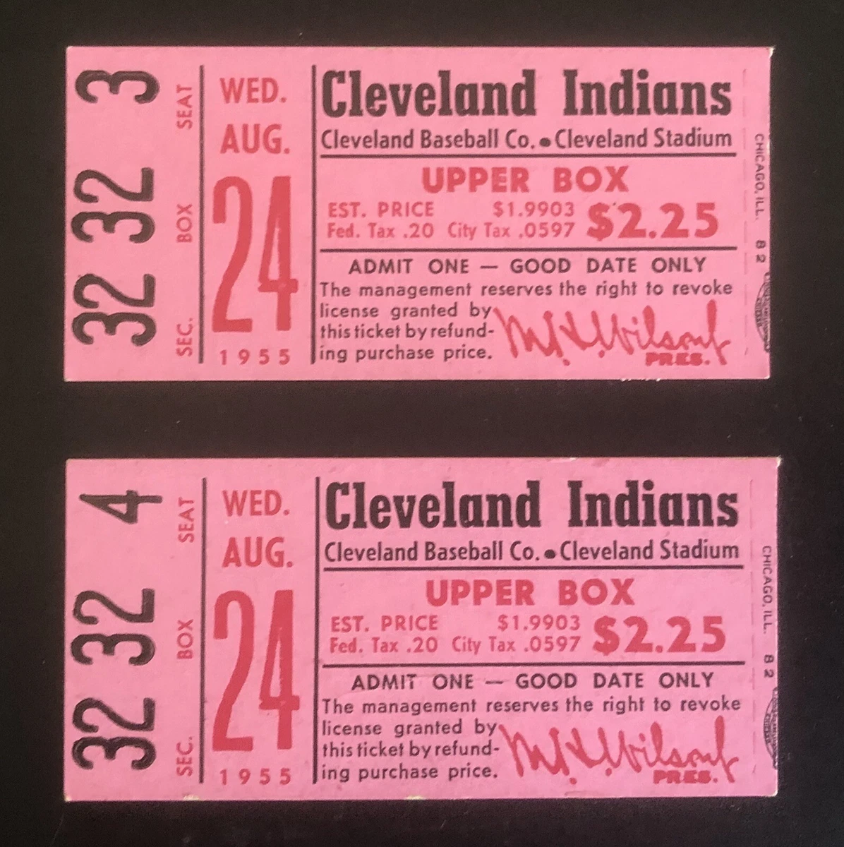 The customer half of an un-used, vintage lay-away ticket stub, 1955