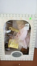 EMERALD DOLL COLLECTION~Porcelain Doll with Tricycle NEW in Original Box