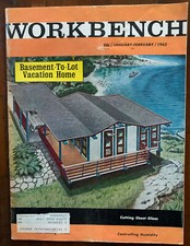 Workbench Woodworking Jan Feb 1964 Vacation Home,Play Cupboard,Vanity,Rocker etc