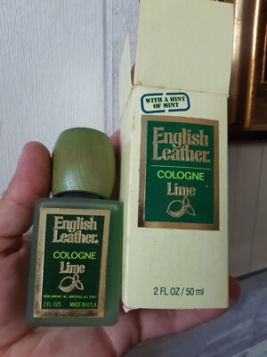 English Leather Cologne Lime 50ml Vintage Parfum MEM US Original Oldformel Leder