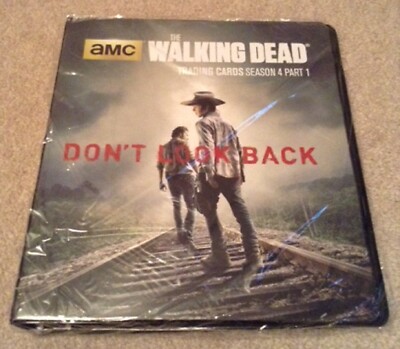 Walking Dead season 4 Part 1 factory sealed binder / album w/ metal card inside