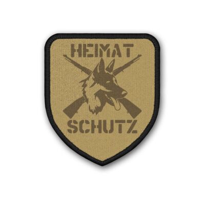 Patch Heimatschutz Aufnäher Schäferhund K98 Klett Kompanie 75 x 65 mm #44286