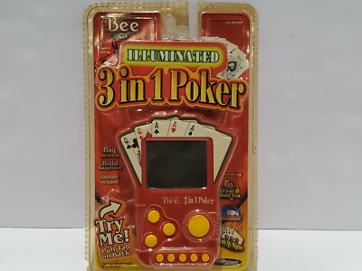 Illuminated Bicycle 3 in 1 Poker Electronic Handheld LCD Travel Game Model 30380