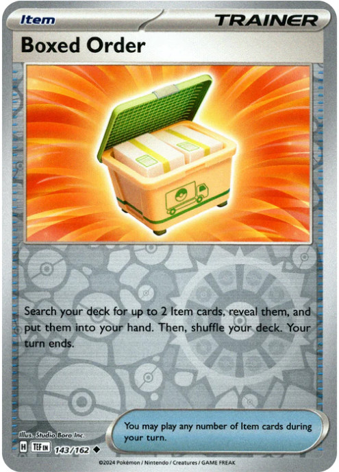 NM Pokémon Temporal Forces Boxed Order 143/162 Reverse Holo NM