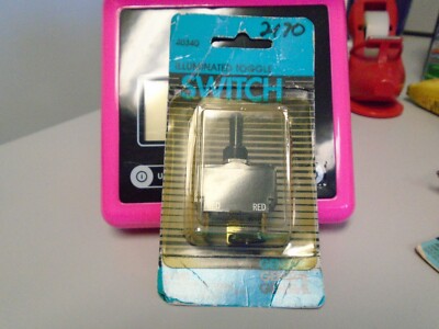 NOS GENERAL ILLUMINATED TOGGLE SWITCH 40340 K104