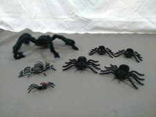 Halloween Decor - lot of different Spiders Halloween party Fun 7