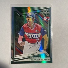 2022 Elite Extra Edition DPL Status Green #188 Francely Silverio /499