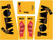Tommy Data East Pinball Machine CABINET Decal Set