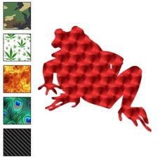 Toad Bullfrog Frog, Vinyl Decal Sticker, 40 Patterns  3 Sizes, 871