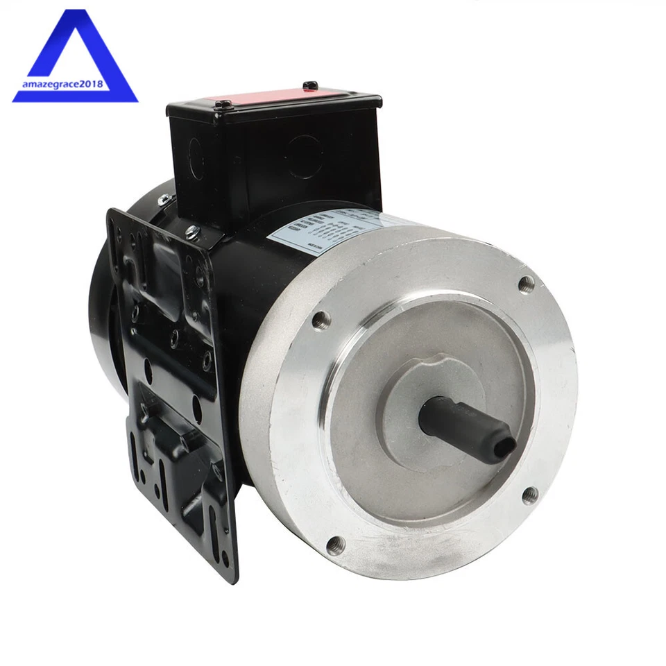 2 HP 3 Phase General Electric Motor 56C Frame 1800 RPM TEFC 230 / 460 Volt - Image 3 of 4