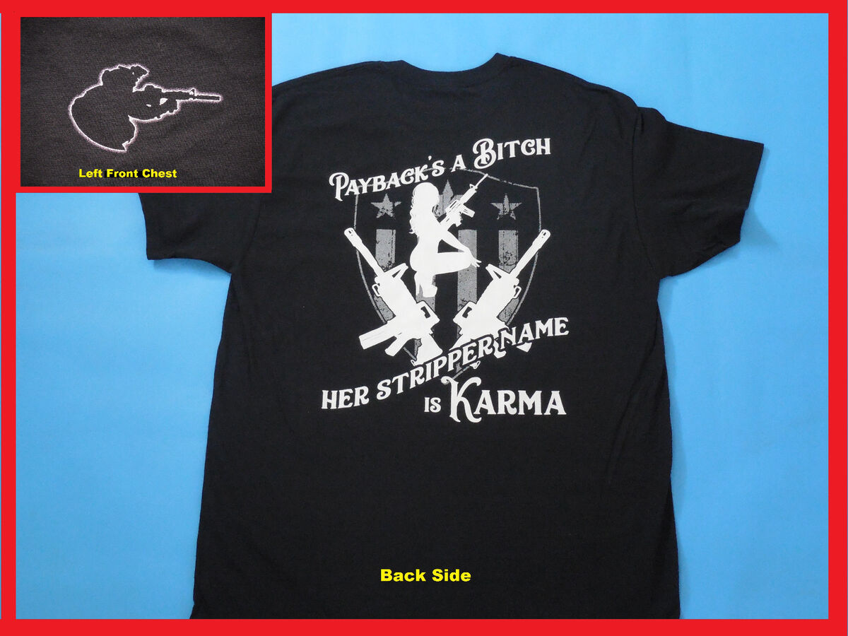 Camiseta Preta Karma