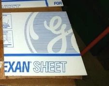 GE Lexan Sheet Polycarbonate 1/8" Thick, Clear 12.75" x 12" WITH HOLES