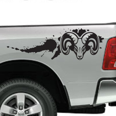 Aufkleber SET AUTO TATTOO Schlamm PS AMI Muscle Car Widder Farbe  PS Power 142