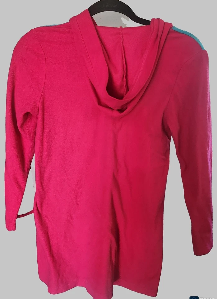 Camisón Hello Kitty polar con capucha pijama camisa para dormir niñas talla 10 Foto 2 de 3