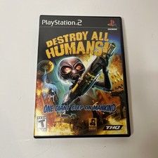 Destroy All Humans! PlayStation 2 2006 PS2 Complete - Manual Case Game - Works