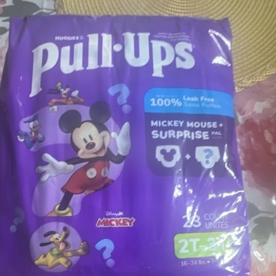Huggies Pull-Ups Mickey Mouse Surprise Training Pants 2T-3T 28 Count