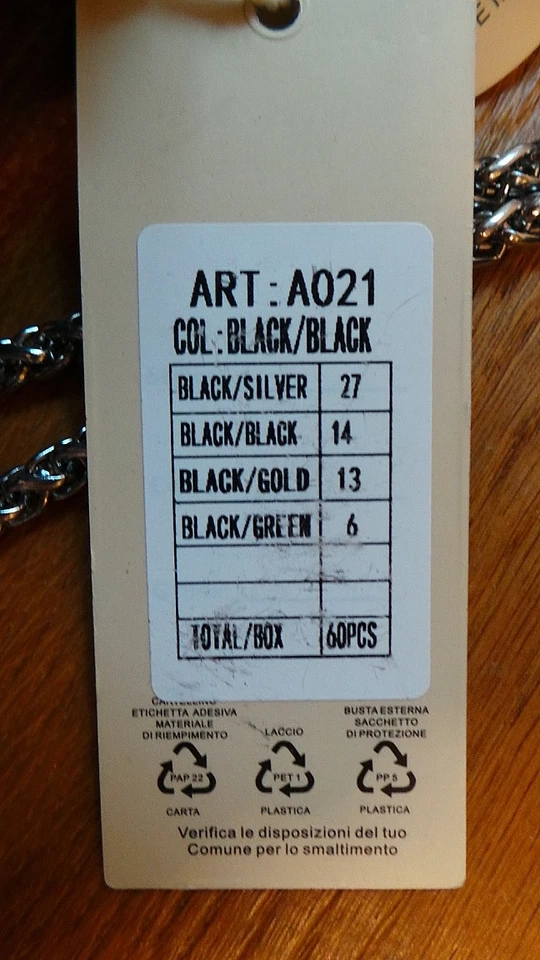 Magic Bags Firenze Umhängetasche black/silver Glitzer Metallnieten nagelneu! - Bild 4 von 4