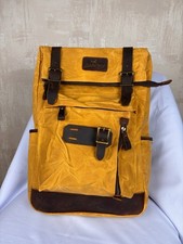 Gandys Canvas Wax Waxed Cotton Backpack Travel Outdoor RRP 100