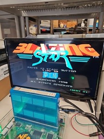 BLAZING STAR Neo Geo MVS SNK Original Board ( Label Repro ) Tested Working 