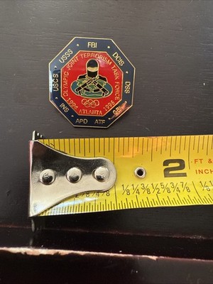 1996 Atlanta Olympics Olympic Joint Terrorism Task Force Lapel Hat Pin